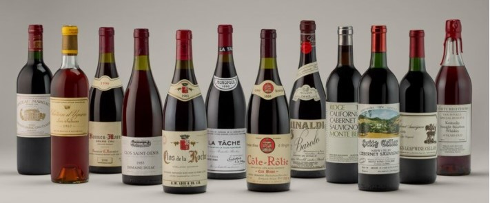 wine bottles